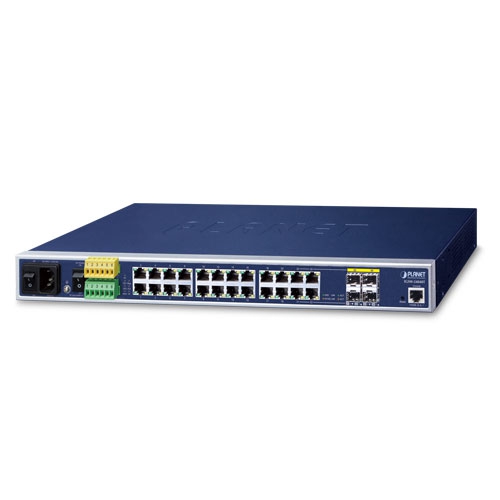 産業用L2+ 20ポート 10/100/1000T + 4ポート TP/SFPコンボ マネージドイーサネットスイッチ