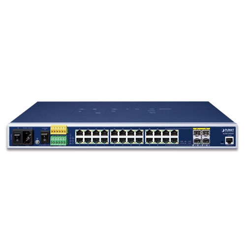 産業用L2+ 20ポート 10/100/1000T + 4ポート TP/SFPコンボ マネージドイーサネットスイッチ