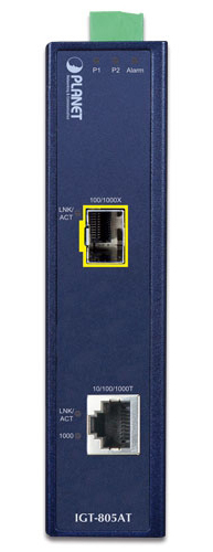 産業用10/100/1000BASE-T～100/1000BASE-X SFPメディアコンバーター