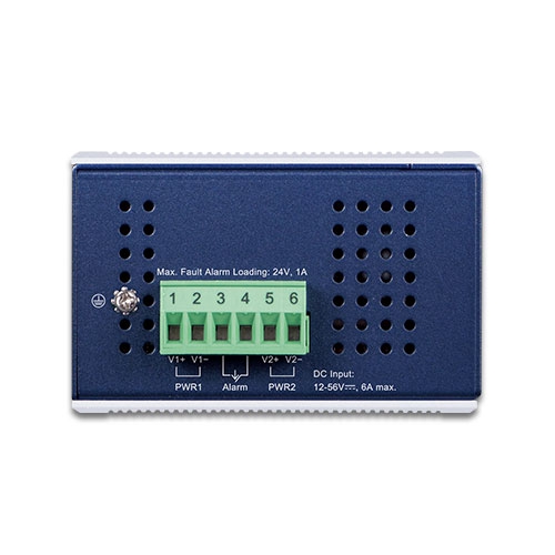 産業用2ポート100/1000X SFP～2ポート10/100/1000T 802.3bt PoE++メディアコンバーター