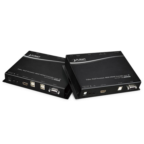 ビデオウォール 4K/60 HDMIおよびPoE対応USB over IPレシーバー