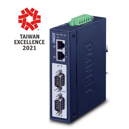 産業用2ポート RS232/422/485 Modbus ゲートウェイ