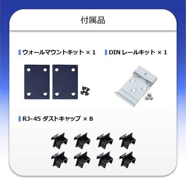 産業用 4ポートギガビット802.3bt PoE++インジェクターハブ