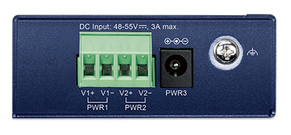 コンパクト産業用 4ポート100TX 802.3at PoE + 1ポート100TX イーサネットスイッチ