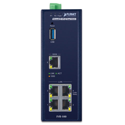 産業用5ポート 10/100/1000T VPN セキュリティゲートウェイ