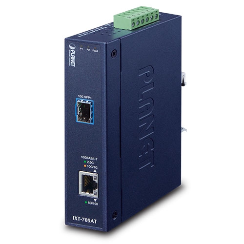 産業用メディアコンバータ RJ45（10G/5G/2.5G/1G/100M）⇔SFP+（10G）
