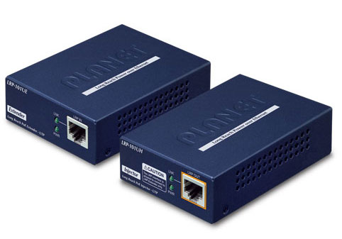 1ポートUTP経由ロングリーチPoEエクステンダーキット (LRP-101UH + LRP-101UE)