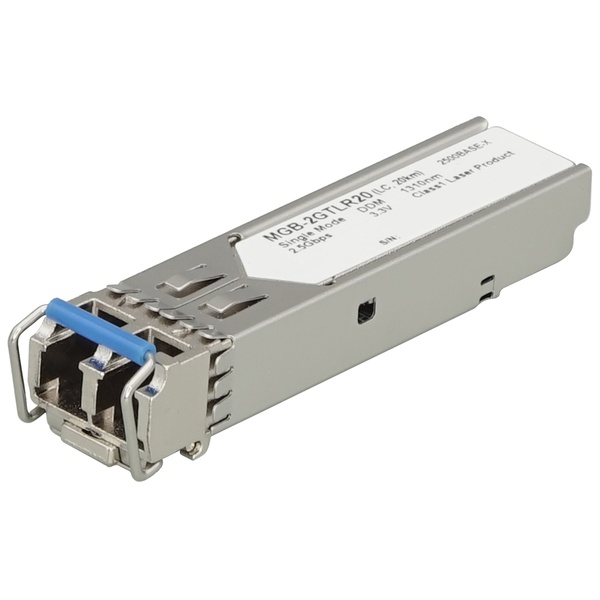 2.5G SFPトランシーバー シングルモード 1310nm DDM -40～85℃ - 20km