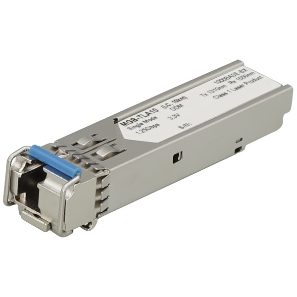 1000BASE-BX SFPトランシーバー WDM TX:1310nm mini-GBICモジュール - 10km -40～85℃