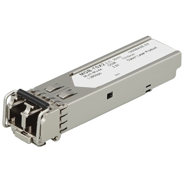 1000BASE-SX SFPトランシーバー mini-GBICモジュール - 2km -40～85℃
