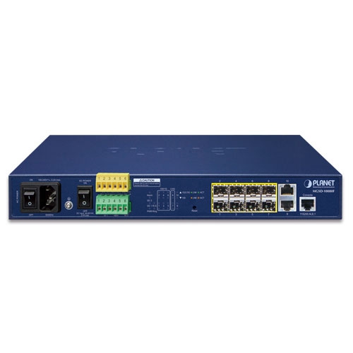 6ポート 100/1000X SFP + 2ポート 1G/2.5G SFP + 2ポート 10/1000/1000T マネージドメトロイーサネットスイッチ