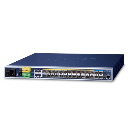 L3 14ポート 100/1G SFPと4つの共有10/100/1000T + 10ポート 1G/2.5G SFP + 4ポート 10G SFP+ メトロイーサネットスイッチ