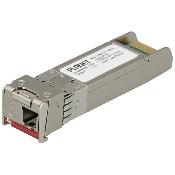 1ポート10GBASE-BX SFP+ 光ファイバーモジュール - 40km TX:1330nm RX:1270nm -40～85℃