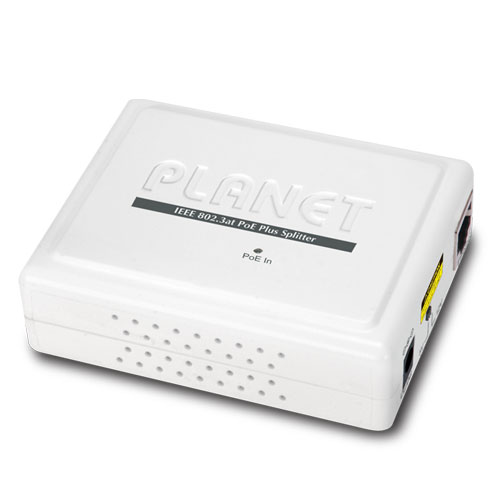 IEEE 802.3at ギガビット Power over Ethernet Plus スプリッター