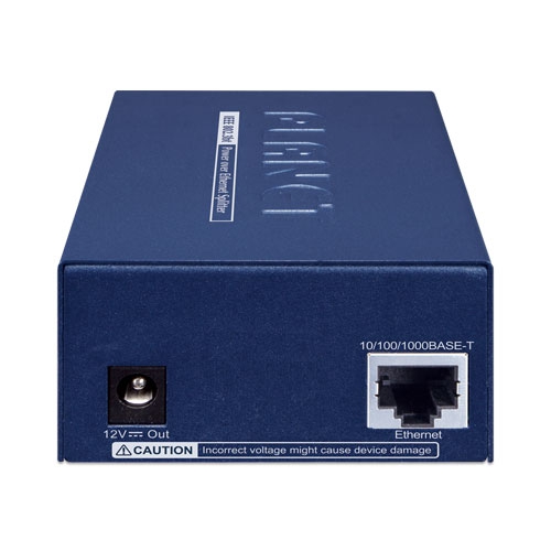 シングルポート 10/100/1000Mbps 802.3bt PoE++ スプリッター