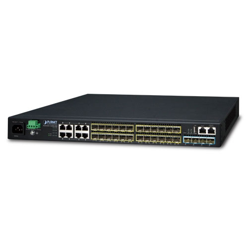 レイヤー3 16ポート 100/1000X SFP + 8ポート ギガビットTP/SFP + 4ポート 10G SFP+スタッカブルマネージドスイッチ(100～240V AC、36-75V DC)