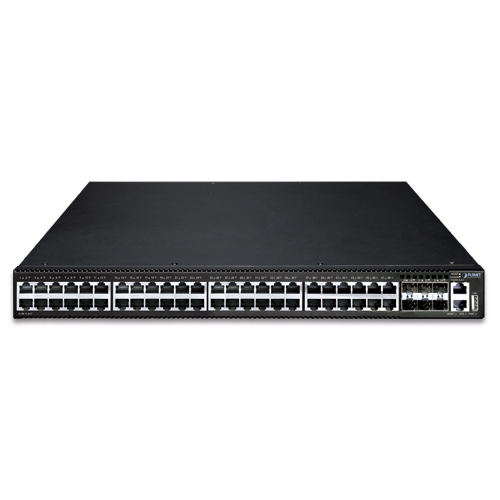 レイヤー3 48ポート 10/100/1000T + 6ポート 10G SFP+ スタッカブルマネージドイーサネットスイッチ