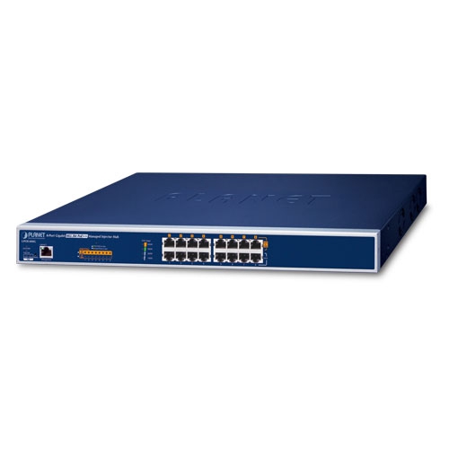 8ポート ギガビット 802.3bt PoE++ マネージドインジェクターハブ(400W)