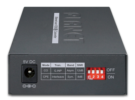 1ポート10/100/1000Tイーサネット - VDSL2コンバータ G.vectoring対応