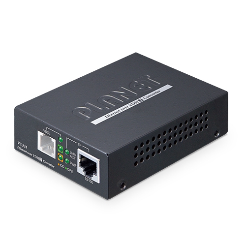 1ポート 10/100TXイーサネットからVDSL2へのコンバーター
