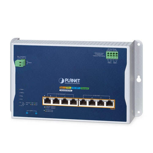 産業用L3 4ポート 2.5G 802.3bt PoE + 4ポート 10/100/1000T 802.3bt PoE + 2ポート 10G SFP+ 壁掛け型マネージドスイッチ