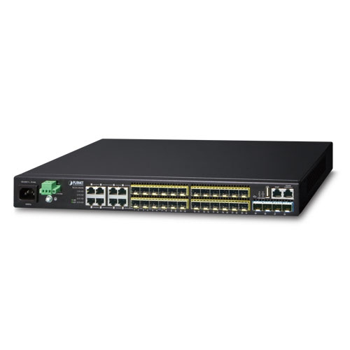 レイヤー3 24ポート 100/1000X SFP + 8ポート共有TP + 4ポート 10G SFP+ スタッカブルマネージドスイッチ