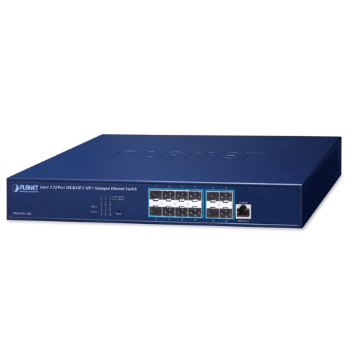レイヤー3 12ポート 10GBASE-X SFP+ マネージドイーサネットスイッチ