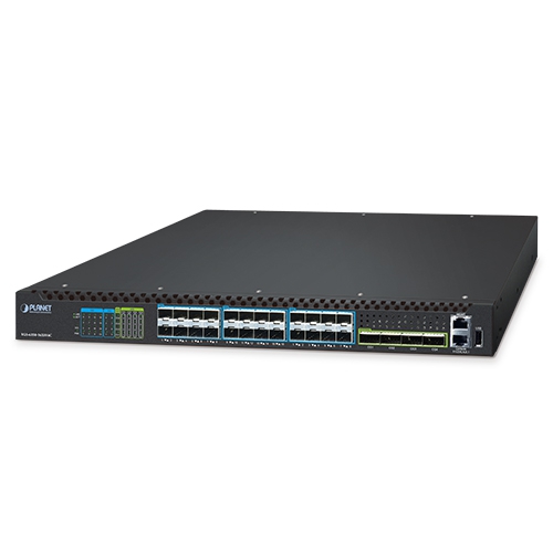 レイヤー3 16ポート 10G SFP+ + 8ポート 25G SFP28 + 4ポート 100G QSFP28 マネージドイーサネットスイッチ