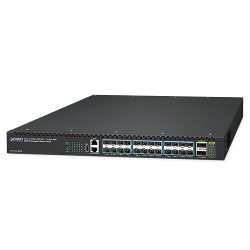 レイヤー3 24ポート 10G SFP+ + 2ポート 100G QSFP28 マネージドイーサネットスイッチ