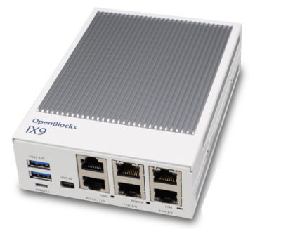 OpenBlocks IX9 Debian 13搭載モデル 【Intel Atom E3845/8GB/eMMC 8GB/Debian 13版/小型】