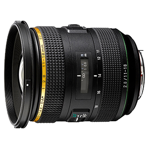 広角ズームレンズ HD PENTAX-DA☆11-18mmF2.8ED DC AW (フード・ケース付)