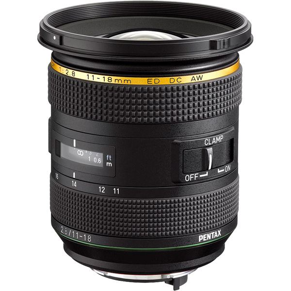 広角ズームレンズ HD PENTAX-DA☆11-18mmF2.8ED DC AW (フード・ケース付)