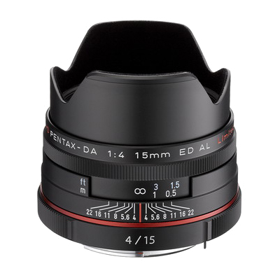 超広角レンズ HD PENTAX-DA 15mmF4ED AL Limited ブラック