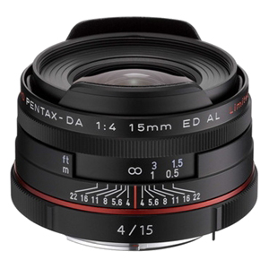 超広角レンズ HD PENTAX-DA 15mmF4ED AL Limited ブラック
