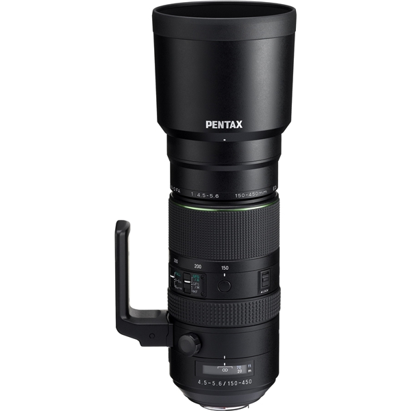 超望遠ズームレンズ HD PENTAX-D FA 150-450mmF4.5-5.6ED DC AW （ケース・フード付）