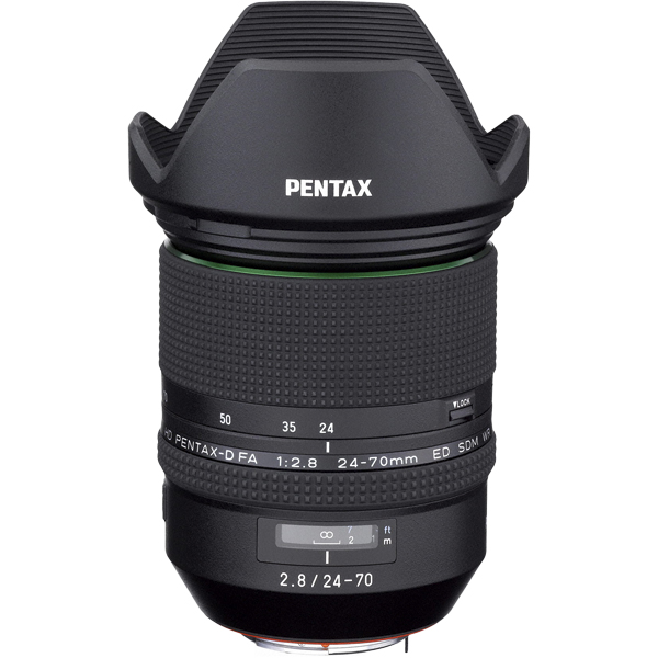 標準ズームレンズ HD PENTAX-D FA 24-70mmF2.8ED SDM WR ケース付