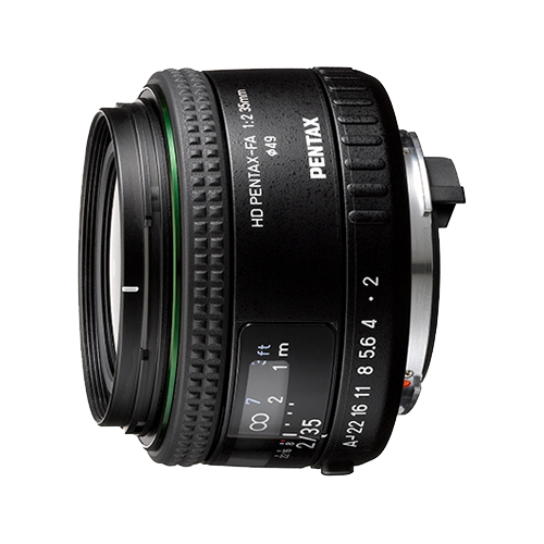 広角レンズ HD PENTAX-FA35mmF2 (フード・ケース付)