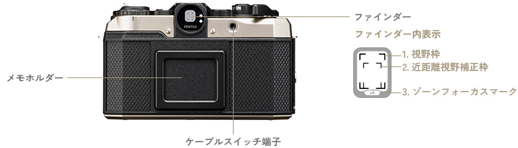 フィルムカメラ PENTAX 17 ダークシルバー