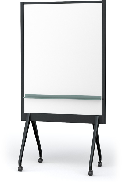 パーティションホワイトボード ALKU タイプB ブラックフレーム グリーン