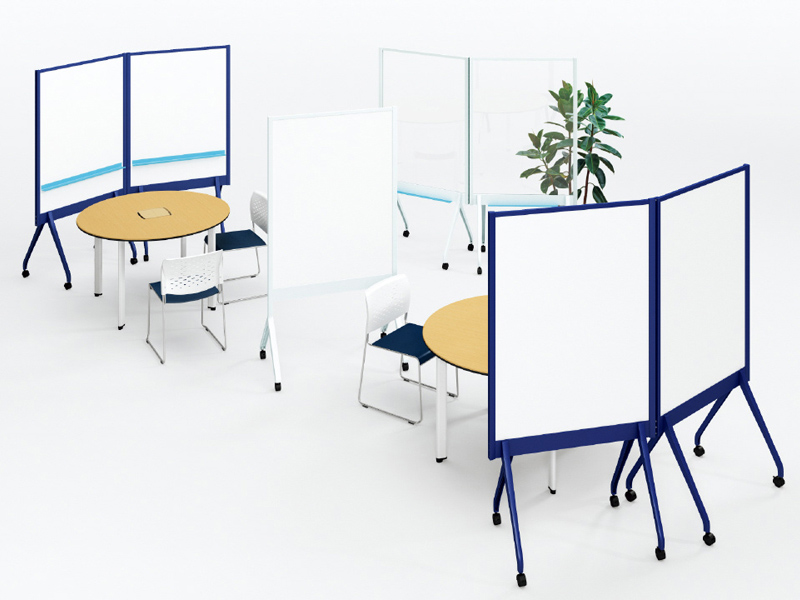 パーティションホワイトボード ALKU タイプB ライトグレー