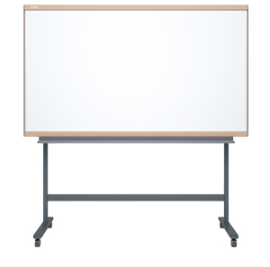 ホワイトボード INTERNA 脚付T字脚タイプ ベージュ/ダークグレー 538-248