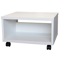 コピーボード用プリンタ台 プリンタワゴン（ホワイト）/423-500