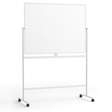 脚付き両面ドット方眼スチールホワイトボード/538034