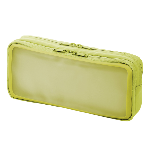 ナカ見え ガジェットポーチL グリーン