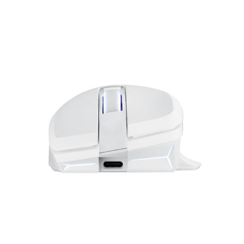 ALPHYN AM10 Wireless Mouse WHITE/ワイヤレスゲーミングマウス/ホワイト/Bluetooth/2.4GHzドングル/有線接続に対応/超高速8000Hzポーリングレート/高性能26000DPIセンサー