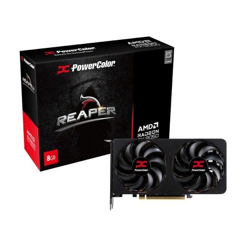 Reaper AMD Radeon RX 9050 8GB GDDR6 グラフィックカード/2スロット デュアルファンクーラー