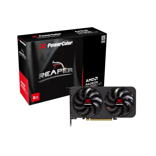 Reaper AMD Radeon RX 9060 XT 8GB GDDR6 グラフィックカード/2スロット デュアルファンクーラー