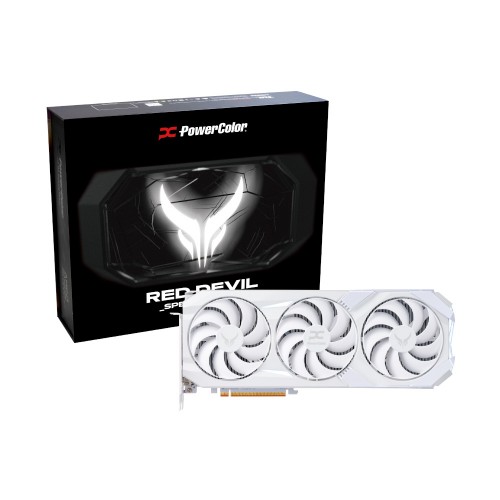 Red Devil Spectral White AMD Radeon RX 9070 XT 16GB GDDR6 グラフィックカード/オールホワイトモデル/3スロット トリプルファンクーラー