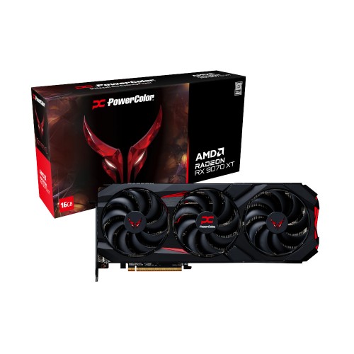Red Devil AMD Radeon RX 9070 XT 16GB GDDR6 グラフィックカード/3スロット トリプルファンクーラー