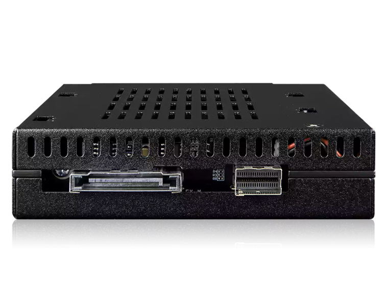 2.5インチ U.2/U.3 NVMe SSD搭載用トレイレスリムーバブルケース PCIe 4.0対応 3.5インチベイサイズ